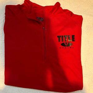 Men’s Title Boxing 🥊 Quarter Zip Light Weight Pullover LIKE NEW, XL, $20